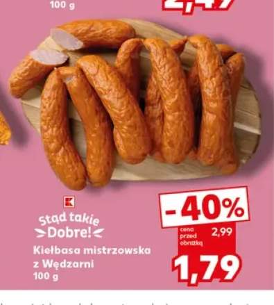 Kiełbasa mistrzowska z Wędzarni Stąd takie Dobre!