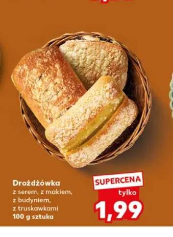 Drożdżówka z serem +3 warianty