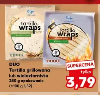 Tortilla grillowana Dijo +1 wariant