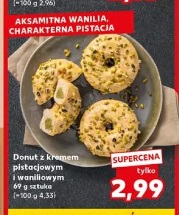 Donut z kremem pistacjowym +1 wariant