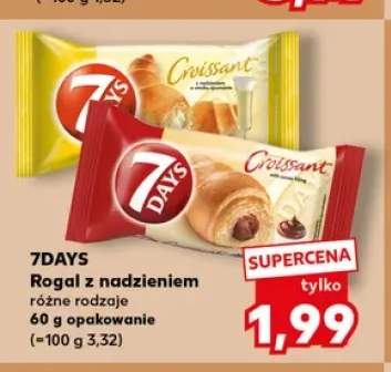 Rogal z nadzieniem kakaowym 7Days +1 wariant