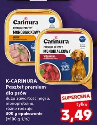 Pasztet premium dla psów K-Carinura Monobiałkowy Indyk +1 wariant