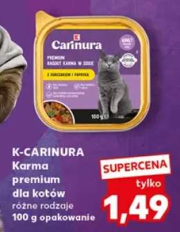 Karma mokra dla kotów K-Carinura Premium Ragout z kurczakiem i papryką