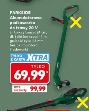 Akumulatorowa podkaszarka do trawy Parkside