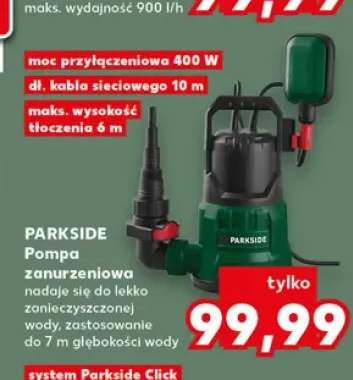 Pompa zanurzeniowa Parkside
