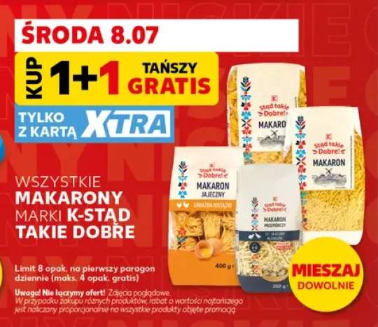 Makarony K-Stąd Takie Dobre +2 warianty