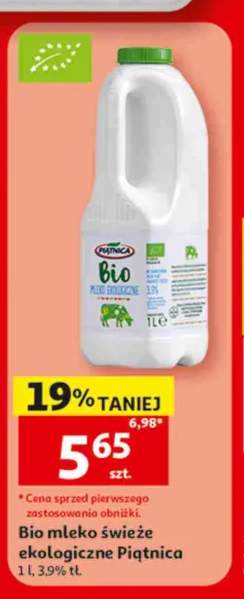 mleko ekologiczne