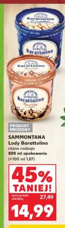 Lody Sammontana Barattolino Croccantino +2 warianty