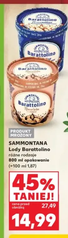 Lody Sammontana Barattolino Croccantino +2 warianty
