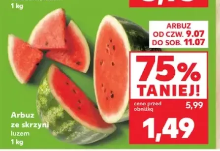 Arbuz ze skrzyni luzem