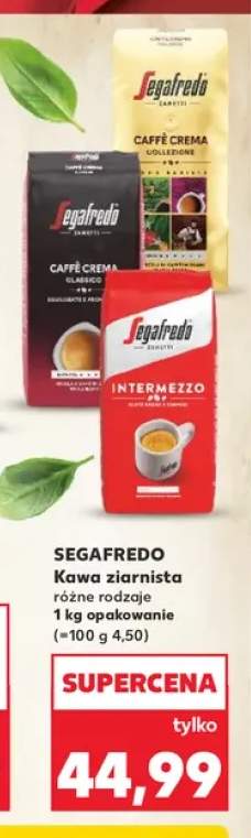 Kawa ziarnista Segafredo Caffè Crema Collezione +2 warianty