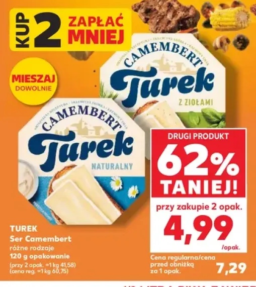 Ser Camembert Turek naturalny +1 wariant