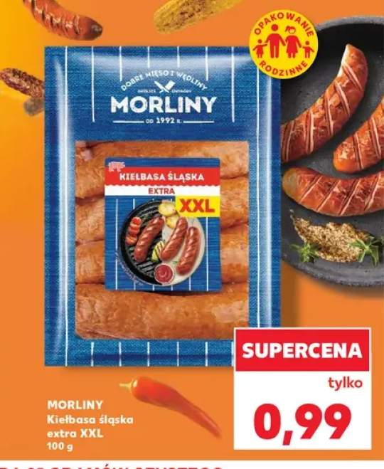 Kiełbasa śląska extra XXL Morliny