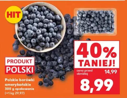 Borówki amerykańskie polskie