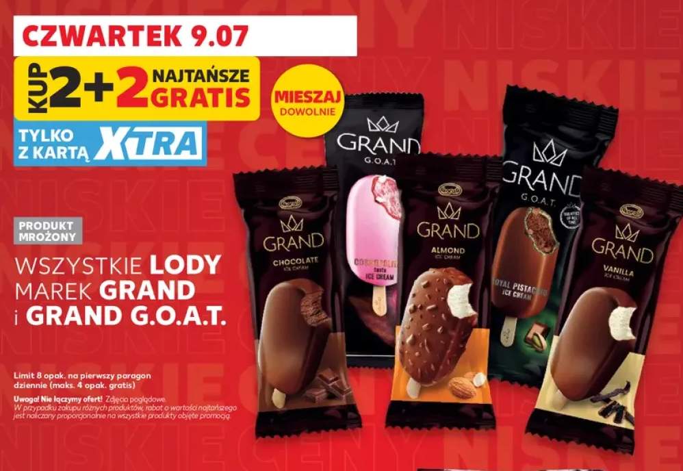 Lody marek Grand i Grand G.O.A.T. +5 wariantów