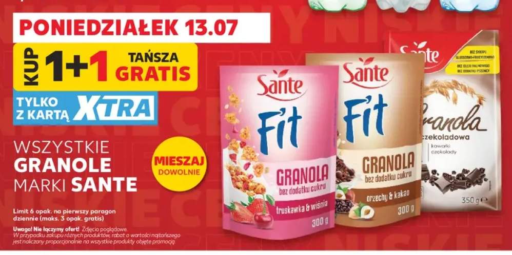 Granole Sante +3 warianty