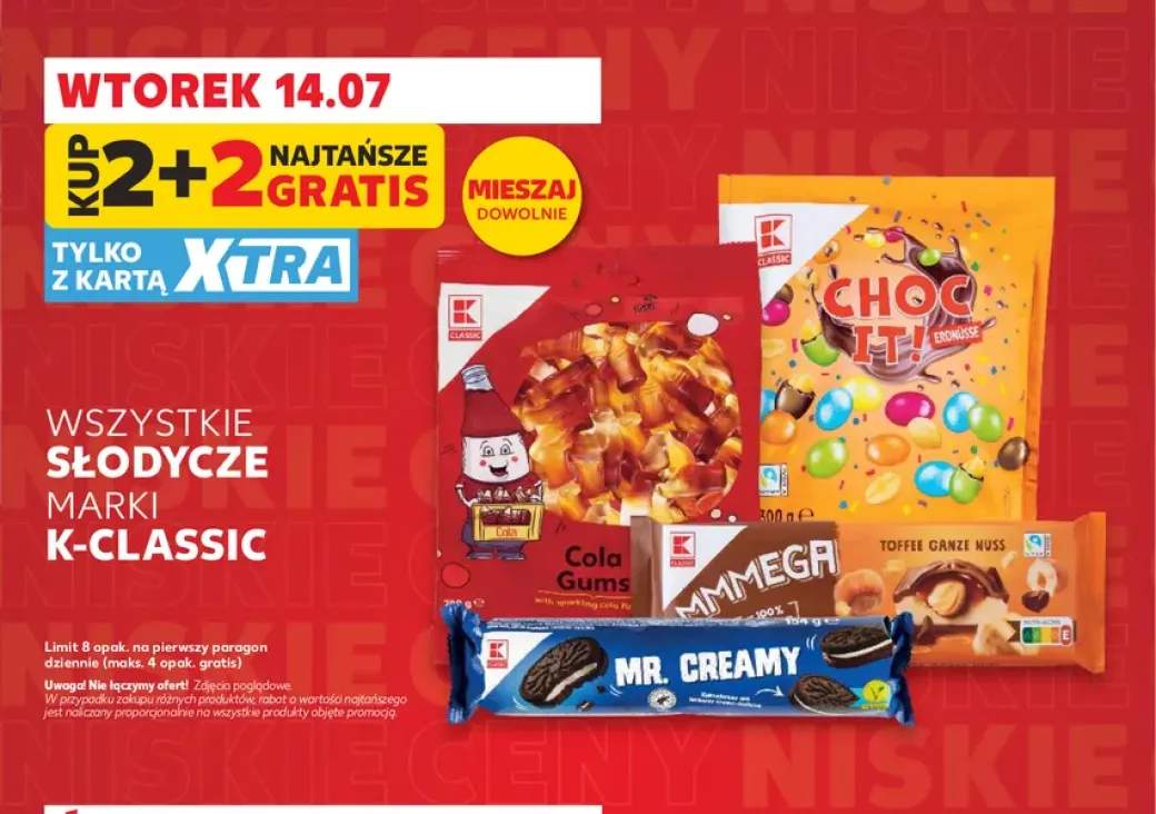 Słodycze marki K-Classic +4 warianty
