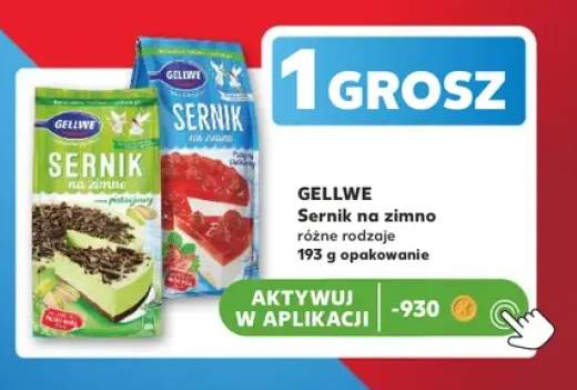 Sernik na zimno Gellwe +1 wariant