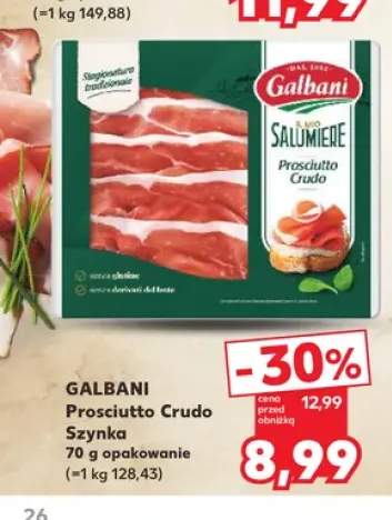 Szynka Prosciutto Crudo Galbani Salumiere