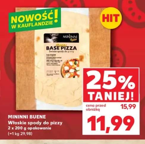 Włoskie spody do pizzy Mininni Buene 2-pak