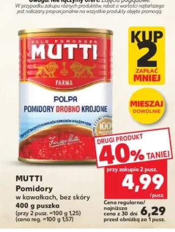 Pomidory w kawałkach Mutti