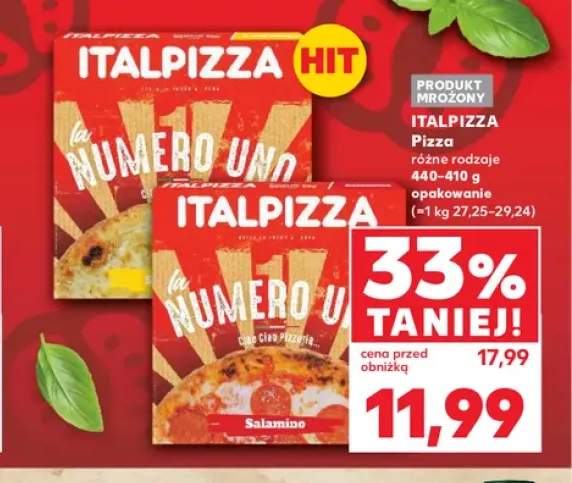 Pizza Italpizza La Numero Uno Salamino +1 wariant