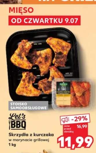 Skrzydła z kurczaka w marynacie grillowej Let's BBQ