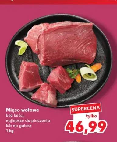 Mięso wołowe bez kości najlepsze do pieczenia lub na gulasz