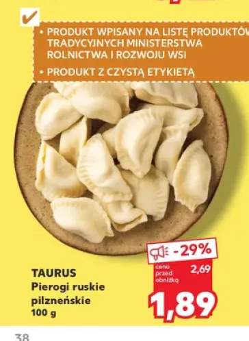 Pierogi ruskie pilzneńskie Taurus