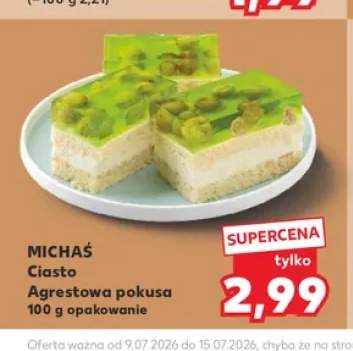 Ciasto Agrestowa pokusa Michaś