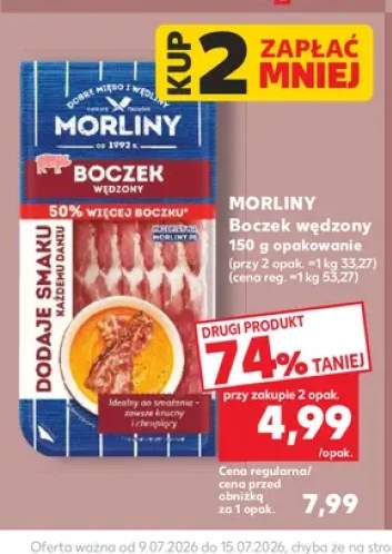 Boczek wędzony Morliny