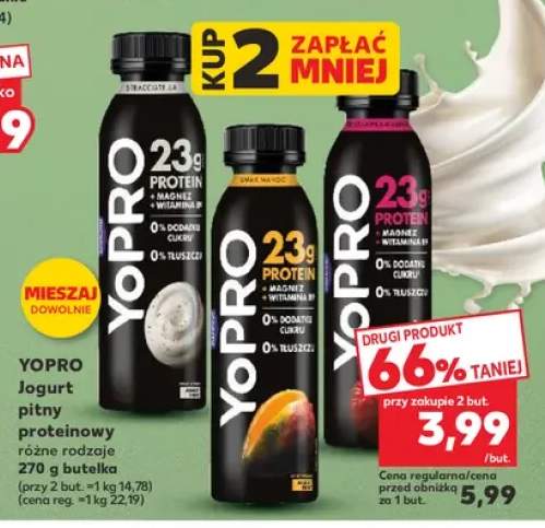 Jogurt pitny proteinowy YoPro Stracciatella +2 warianty