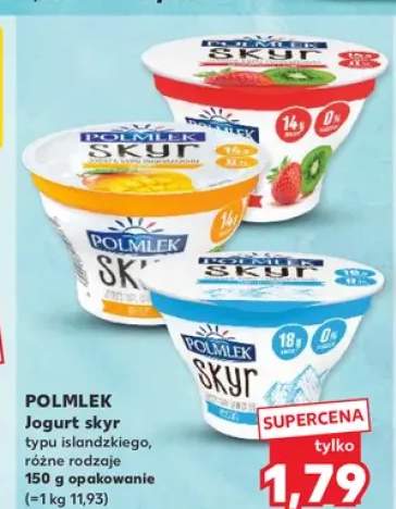 Jogurt skyr typu islandzkiego Polmlek naturalny +3 warianty