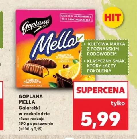 Galaretki w czekoladzie Goplana Mella