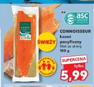 Łosoś pacyficzny filet ze skórą Connoisseur
