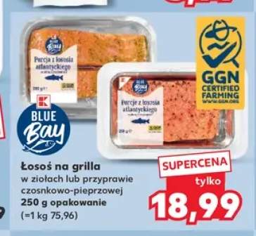 Łosoś na grilla w przyprawie czosnkowo-pieprzowej Blue Bay +1 wariant