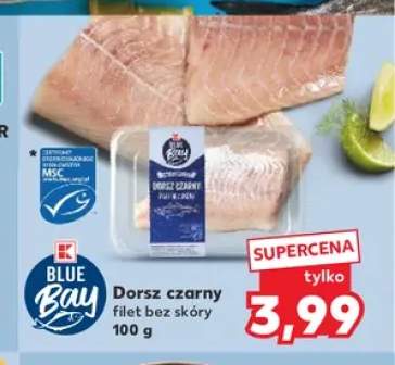 Dorsz czarny filet bez skóry Blue Bay