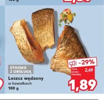 Leszcz wędzony w kawałkach