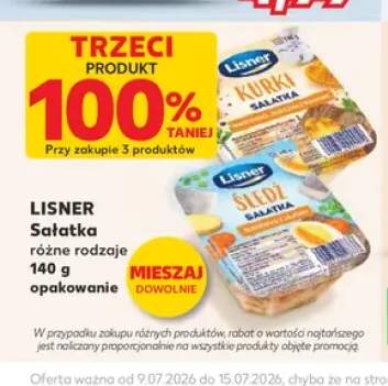 Sałatka ze śledziem Lisner +1 wariant
