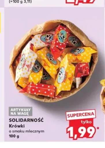 Krówki o smaku mlecznym Solidarność