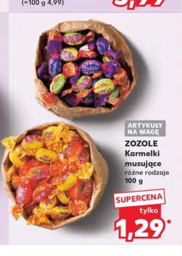 Karmelki musujące Zozole