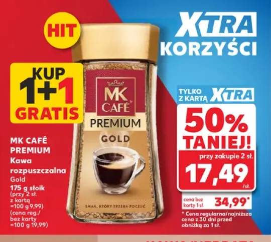Kawa rozpuszczalna MK Café Premium Gold