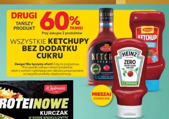 Ketchupy bez dodatku cukru +3 warianty