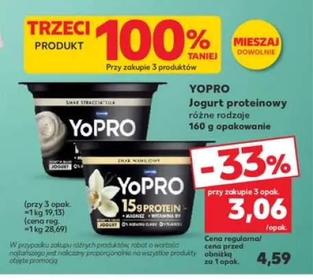 Jogurt proteinowy stracciatella YoPro +1 wariant