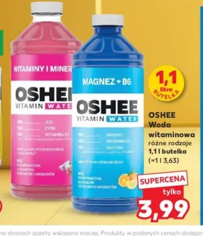 Woda witaminowa Oshee Vitamin Water Witaminy i Minerały +1 wariant