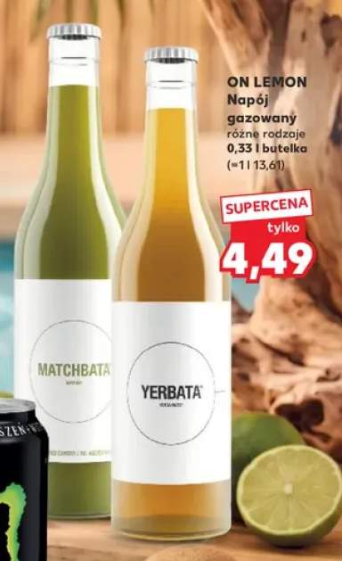 Napój gazowany On Lemon Matchbata +1 wariant