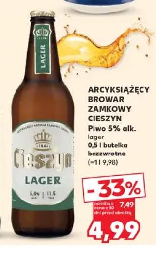 Piwo Cieszyn Lager
