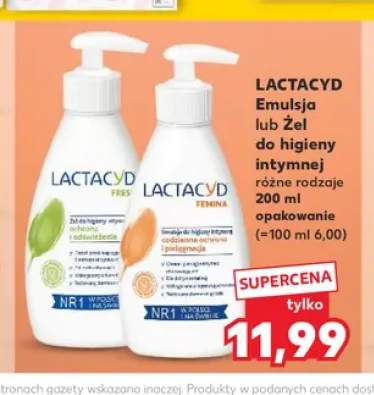 Żel do higieny intymnej Lactacyd Fresh +1 wariant