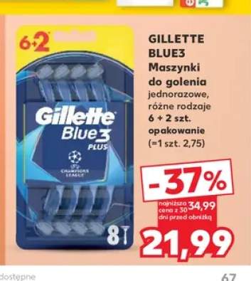 Maszynki do golenia jednorazowe Gillette Blue3 8-pak