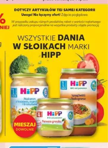 Dania w słoikach marki HiPP +3 warianty